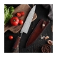 kožená Saya pro nůž Chef 210 mm - Dellinger Octagonal Full Damascus