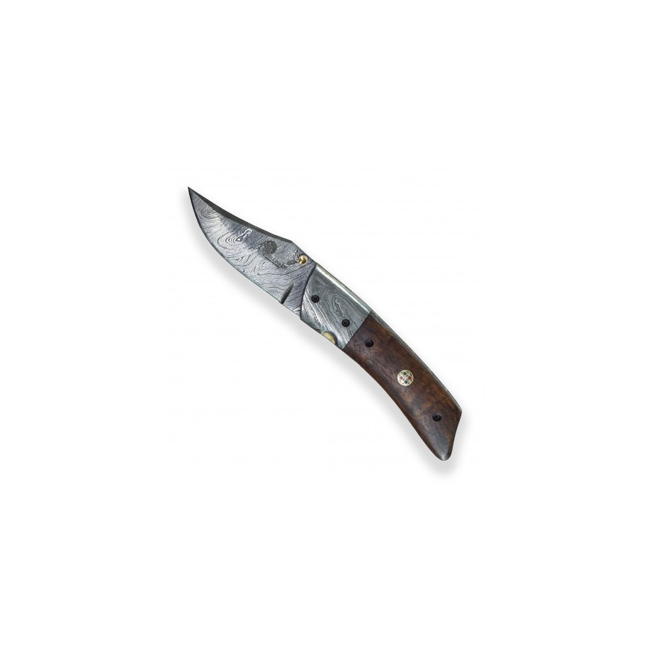 Lovecký zavírací damaškový nůž Dellinger RAGNHILD Clip