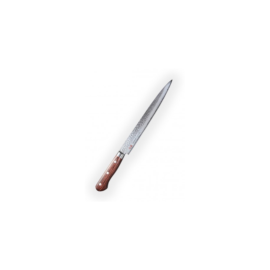 nůž plátkovací Sashimi/Sujihiki 240 mm Suncraft Senzo Universal Tsuchime Damascus