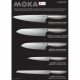 malý nůž Santoku 150mm - Suncraft MOKA, japonský kuchyňský nůž