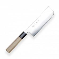nůž Nakiri 165 mm - Hokiyama - Tosa-Ichi - White Octagonal