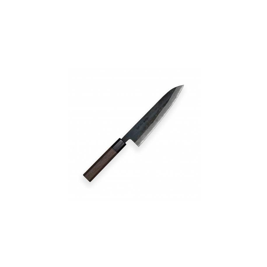 nůž Gyuto / Chef 180 mm - KIYA Suminagashi Kurouchi Damascus 11 layers
