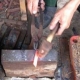 japonský nůž HIGONOKAMI mini s hnědým pouzdrem