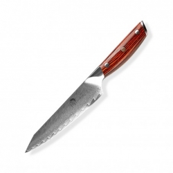 nůž Utility 5" (130mm) Dellinger Rose-Wood Damascus