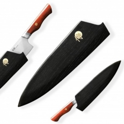 dřevěná magnetická Saya Dellinger pro nůž Chef/Gyuto do délky ostří 210 mm - šikmý bolster