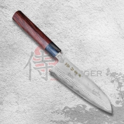 nůž Santoku 165mm Kanetsune Blue Steel "Zen-Bokashi"-series