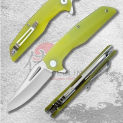 nůž zavírací Dellinger Coyotte Flipper - GREEN 8Cr14MoV