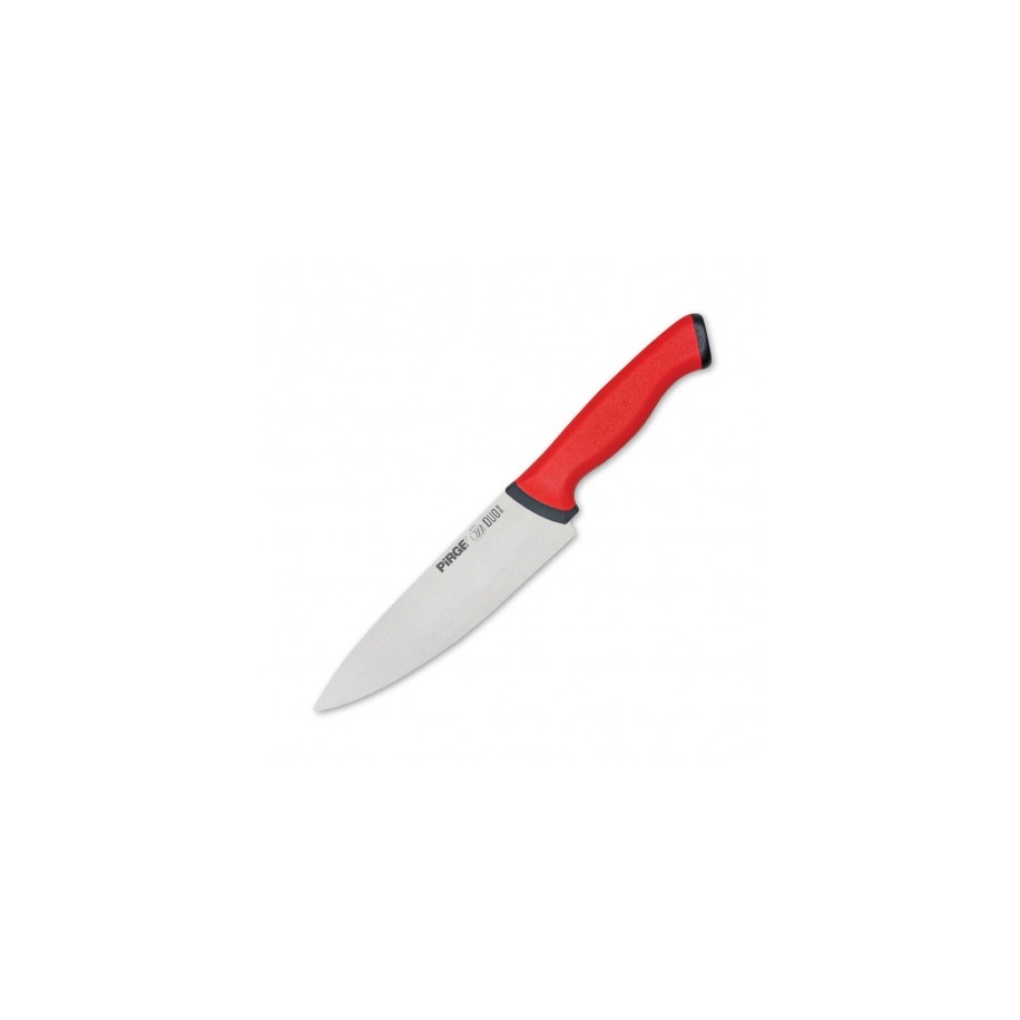 řeznický nůž Chef 190 mm - červený, Pirge DUO Butcher