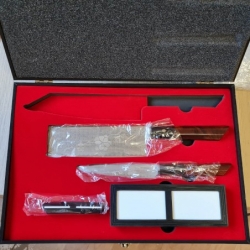 sada 2 nožů Dellinger JOSHI Sakura, včetně brusného kamene 1000/6000
