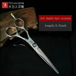Kadeřnické nůžky pro leváky 5" TITAN L455 ACRM Profesional