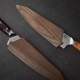 dřevěná magnetická Saya Dellinger pro nůž Chef/Gyuto do délky ostří 210 mm - rovný bolster