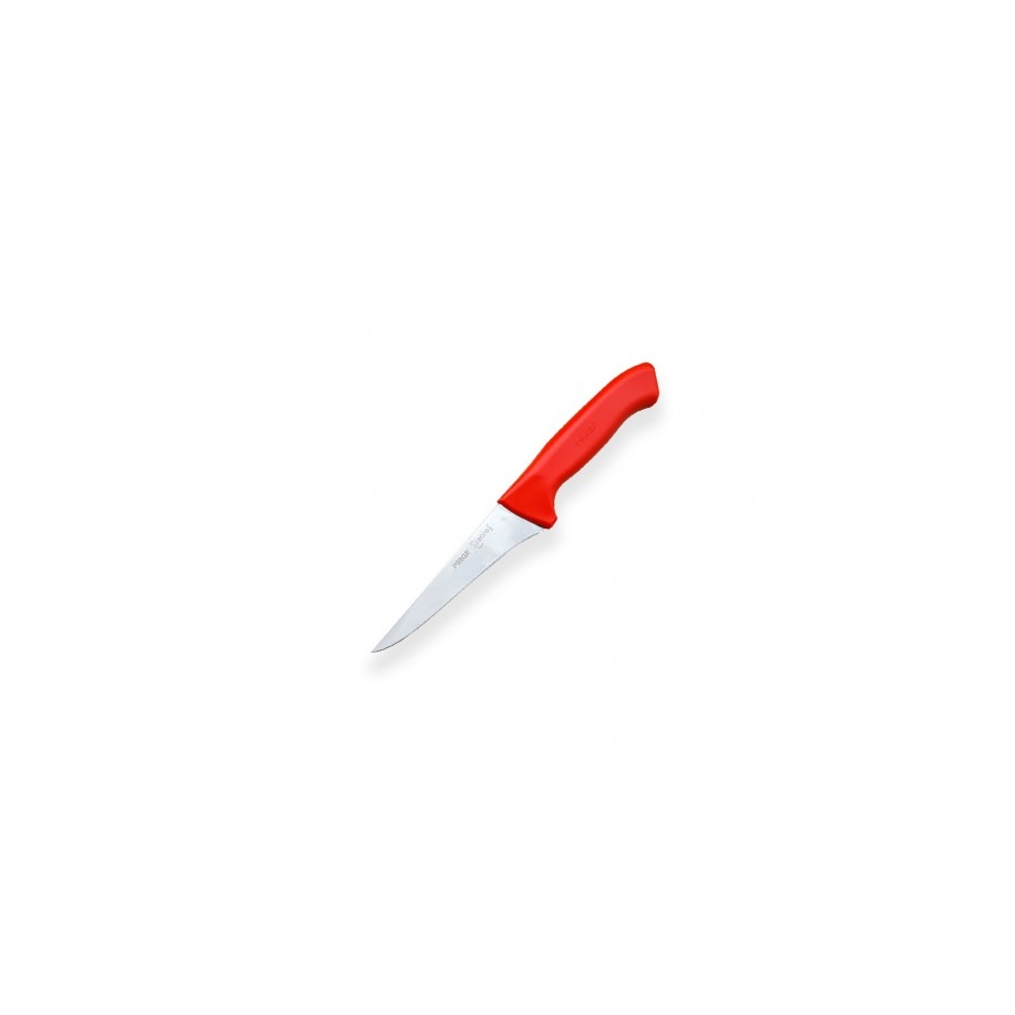 řeznický vykošťovací nůž 140 mm červený, Pirge ECCO