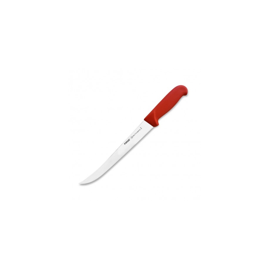 řeznický vykošťovací nůž 195 mm červený, Pirge BUTCHER'S
