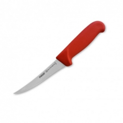 řeznický vykošťovací nůž 115 mm červený, Pirge BUTCHER'S