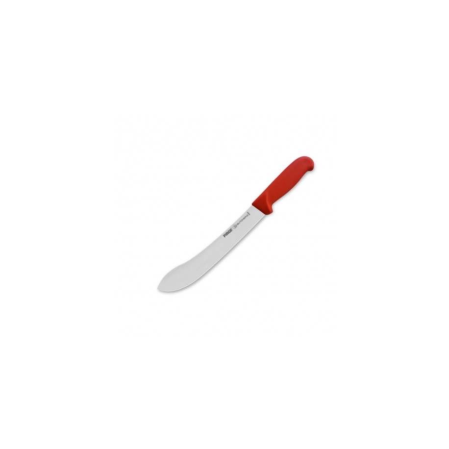 řeznický špalkový nůž 240 mm červený, Pirge BUTCHER'S