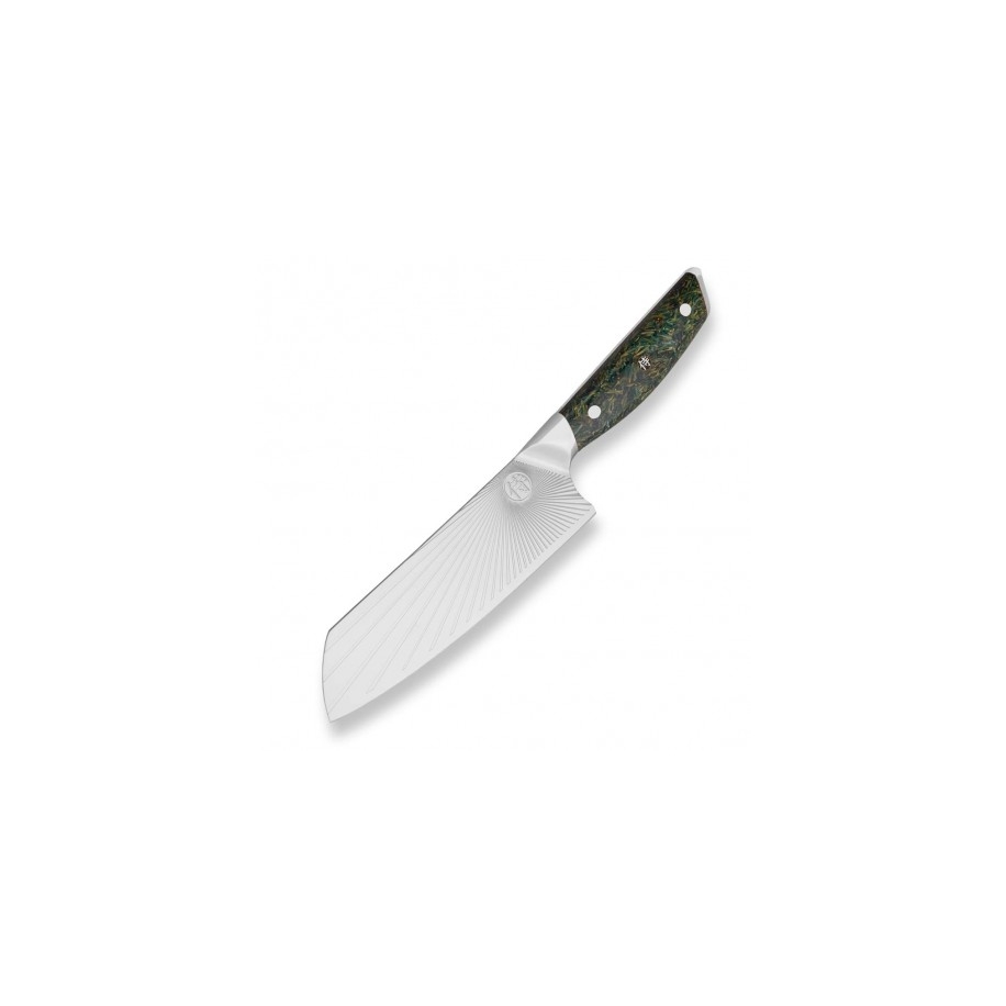 Kuchařský nůž Santoku Dellinger Sandvik Green Northern Sun
