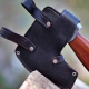 BAZAR!!! Sekera „Dellinger Valhalla Leather“ z damascénské oceli