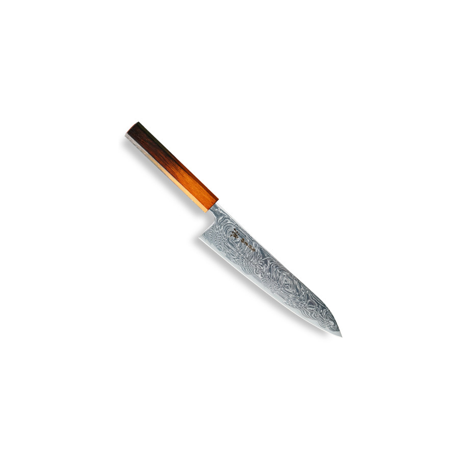nůž Gyuto/Chef 240 mm Hokiyama Sakon Bokusui ROU-Wave