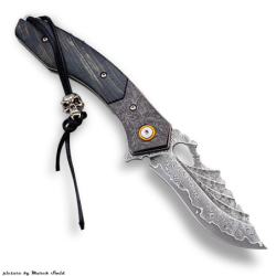 BAZAR - Lovecký zavírací damaškový nůž Dellinger Nautilus