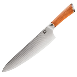 Kuchařský nůž Chef 205 mm SOK Olive Sunshine Damascus